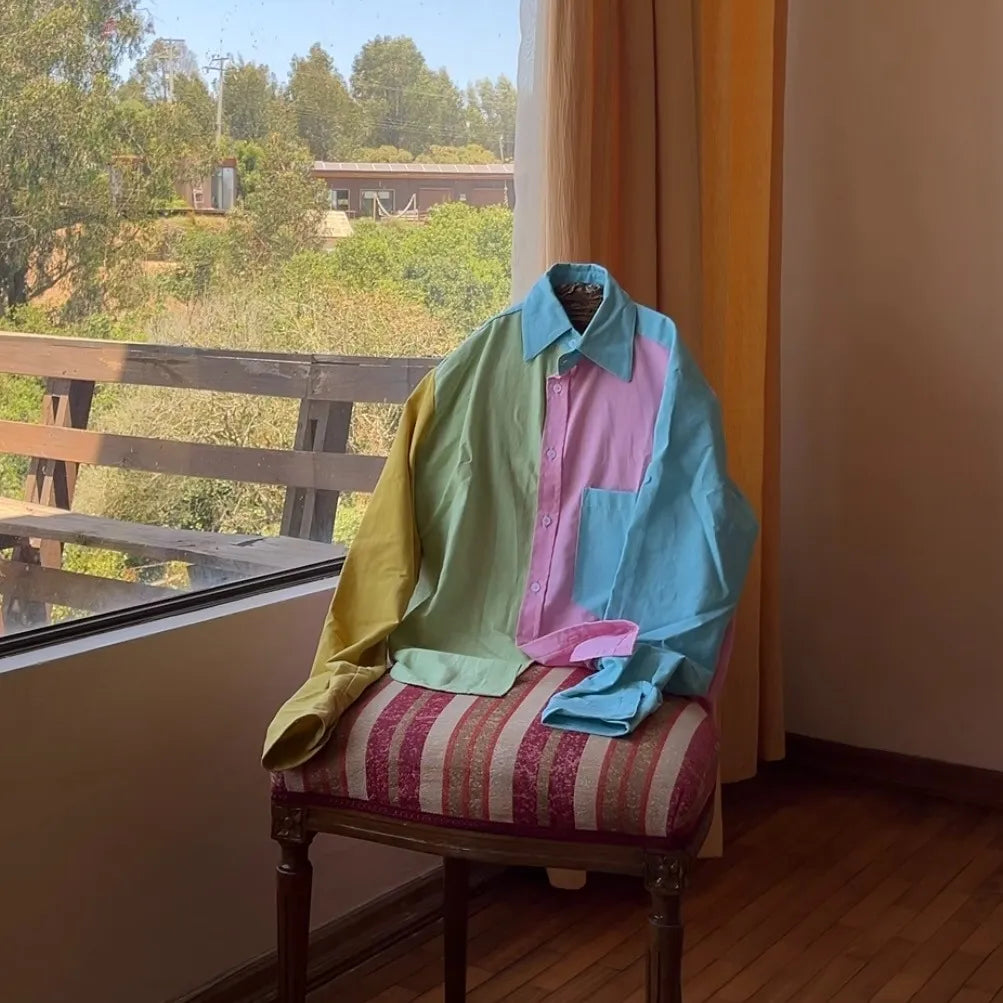 Camisa Lino Colores Pastel