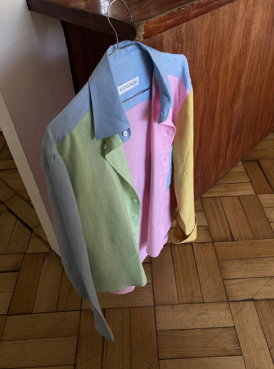 Camisa Lino Colores Pastel