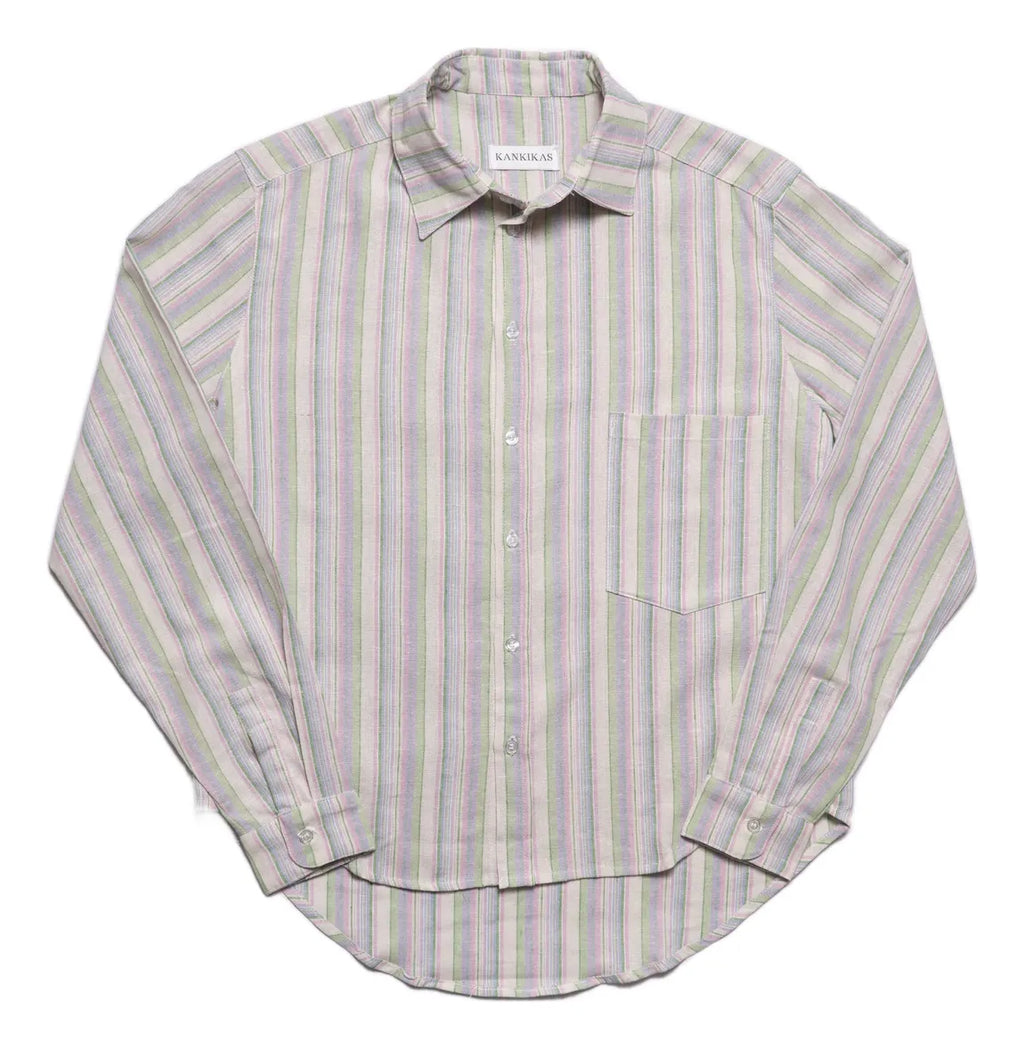 Camisa Lino Vincent Rayas