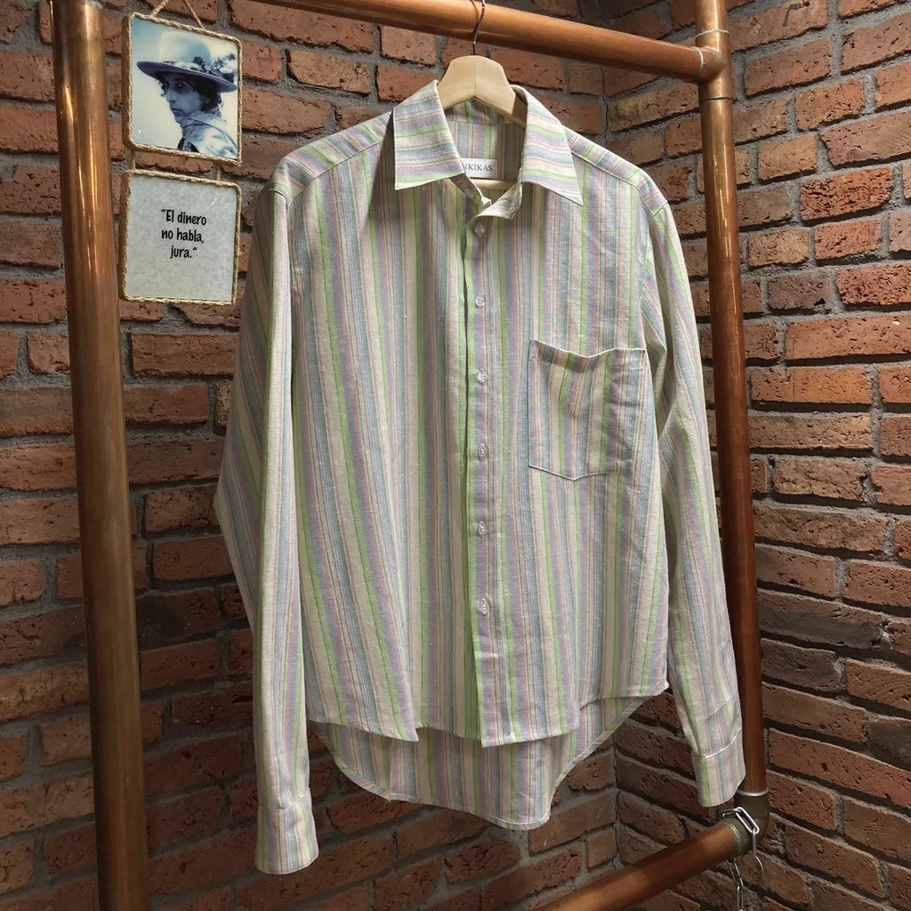 Camisa Lino Vincent Rayas